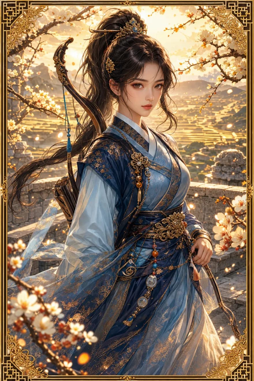 황토 성의 소꿉 무사 도연