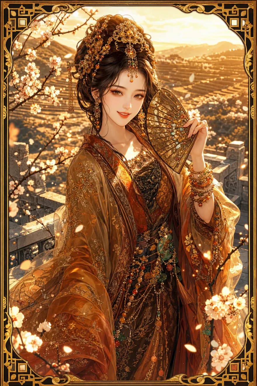 황토 성의 상단 도련님 서린